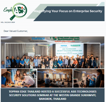 Toppan Edge Thailand Hosted A Successful ASIS Technologies Security Solutions Seminar at The Westin Grande Sukhumvit, Bangkok, Thailand