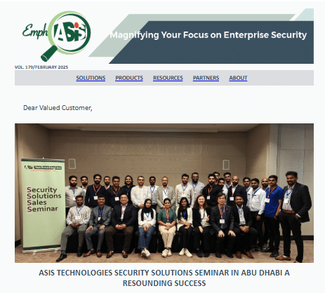 ASIS Technologies Security Solutions Seminar in Abu Dhabi a Resounding Success