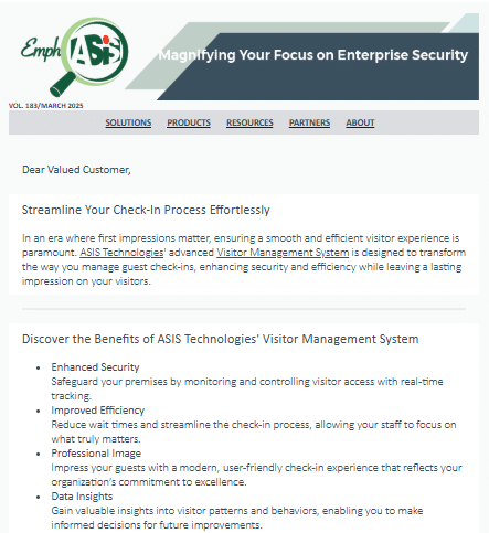 Enhance Your Facility's Security with ASIS Technologies' GoENTRA: The #1 Visitor Management System