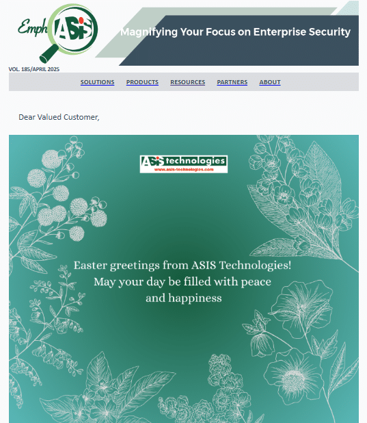 ASIS Technologies Easter Wishes: A Season of Hope and Innovation